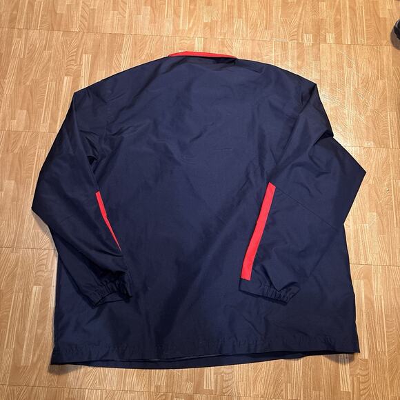 Cooperstown Dreams Park Quarter Zip Jacket XL Navy Red Baseball 28x30 - Picture 5 of 5